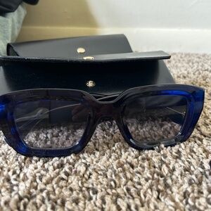 Blue LED Nerd Glasses